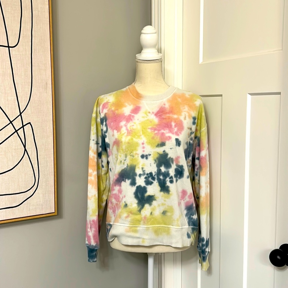 Kids Tie Dye Oversized Sweatshirt - Large